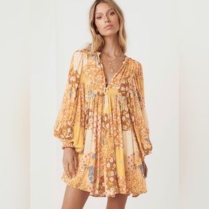 LIKE NEW Spell Freda Boho Mini Dress - Size Small